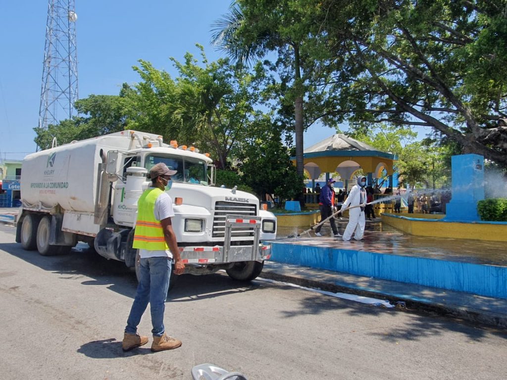 Khoury Industrial desarrolla jornada de higienización prevenir Covid-1 cabral barahona 1