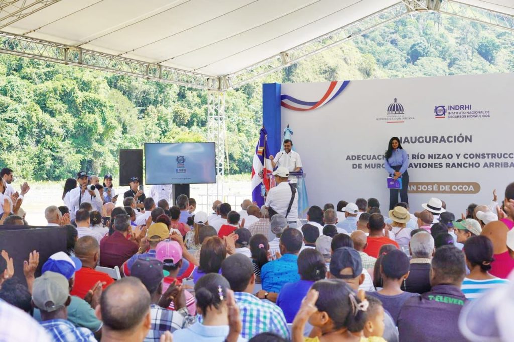 Gobierno invierte RD$200 millones en obras hidráulicas en Rancho Arriba Provincia Ocoa.