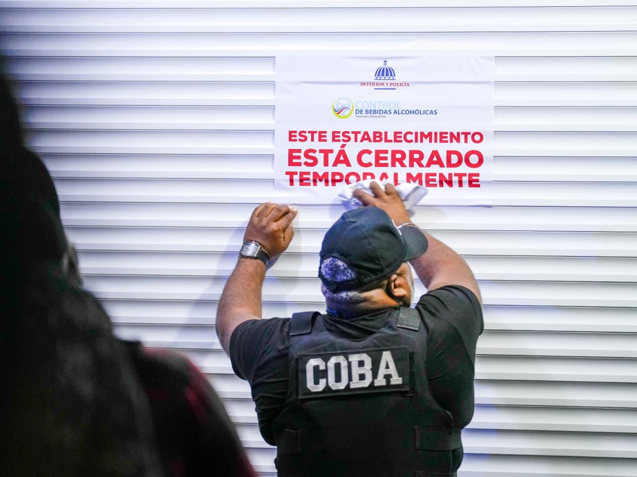 Interior y Policía intensifica ofensiva nacional contra la contaminación sónica y cierra negocios en operativos simultáneos.