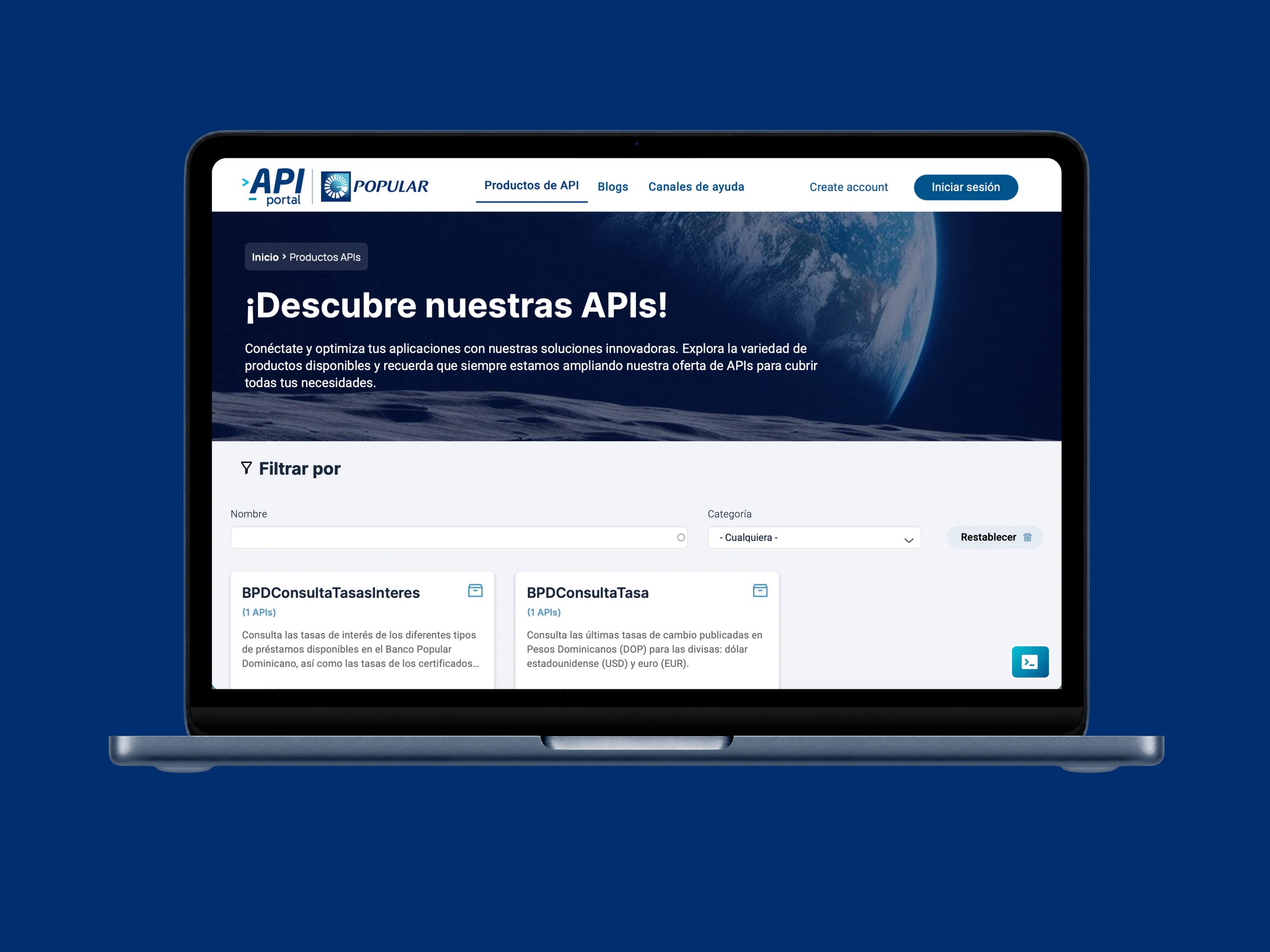 API Portal del Banco Popular supera las 91,000 consultas.-