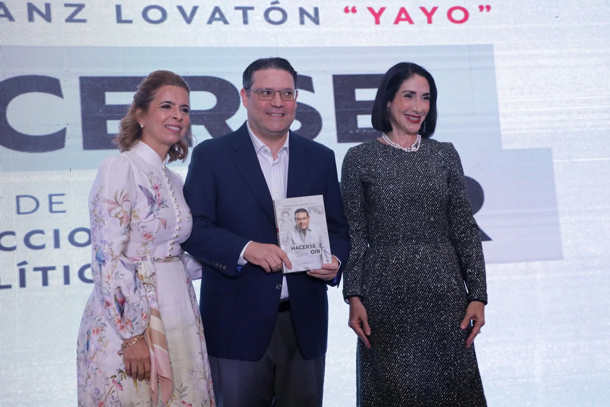 Primera Dama participa en puesta en circulación de obra literaria Hacerse Oír: Dos Décadas de Ideas, Convicciones y Camino Político escrita por Yayo Sanz Lovatón