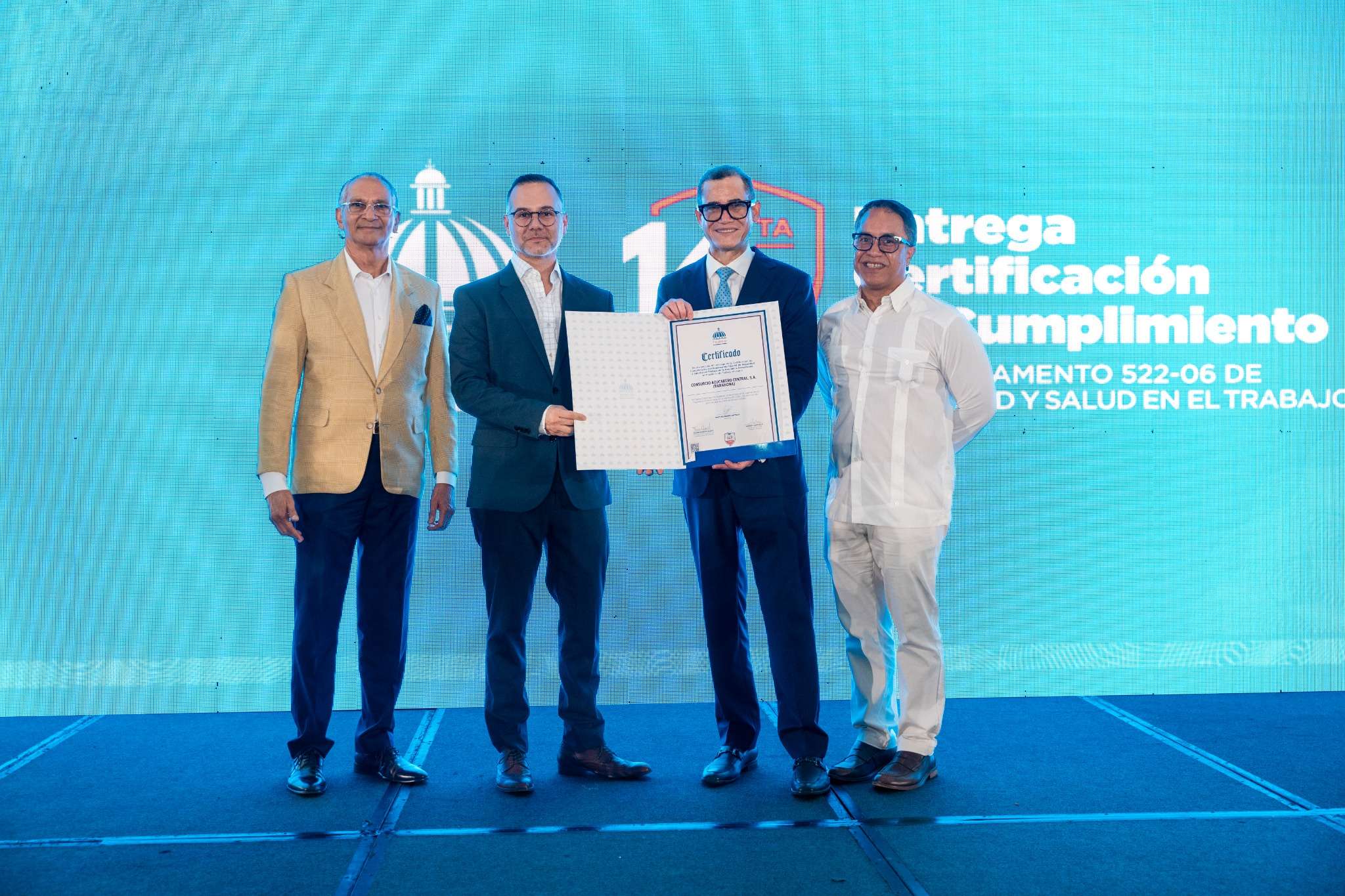 Consorcio Azucarero Central consolida ocho años de liderazgo en seguridad laboral con tercera renovación de certificación.-