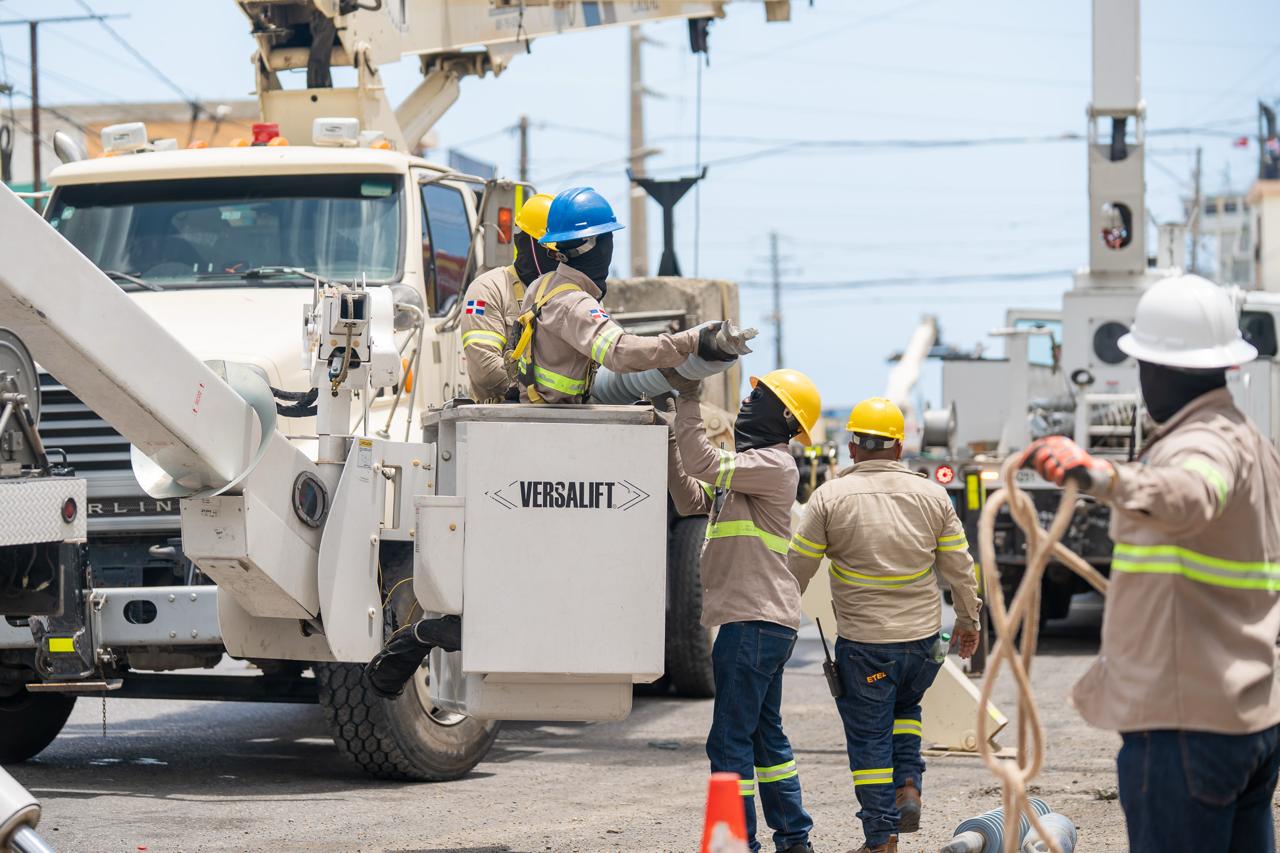 ETED alcanza 95 % de avance en estructuras proyecto "Reconducción de línea en Puerto Plata" y ejecutará tercera etapa