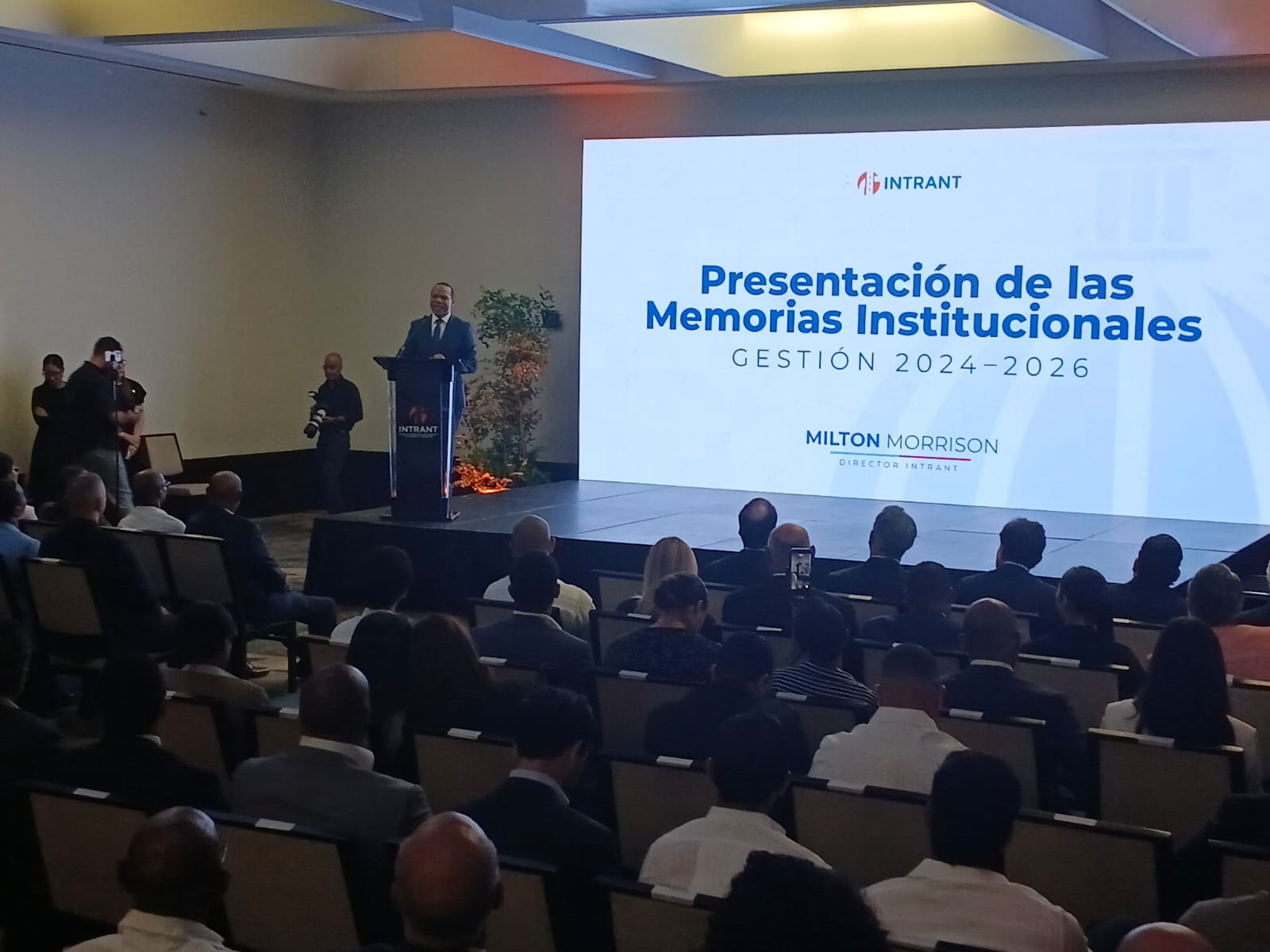 Milton Morrison: "En tan Solo 24 meses INTRANT formó 400 mil ciudadanos en Seguridad Vial".