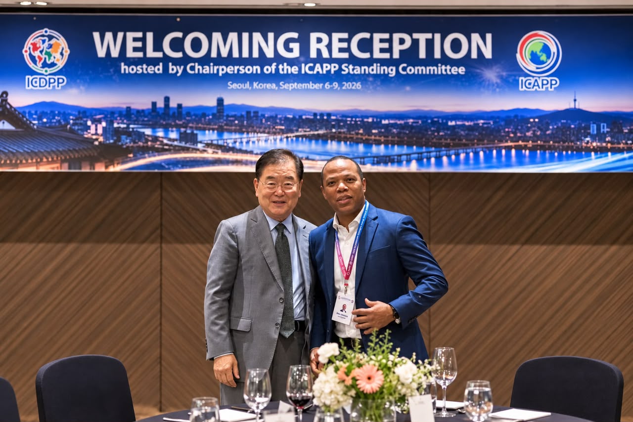 Milton Morrison asume nuevo rol ante la ICAPP en Corea del Sur para fortalecer vínculos entre Asia y América Latina