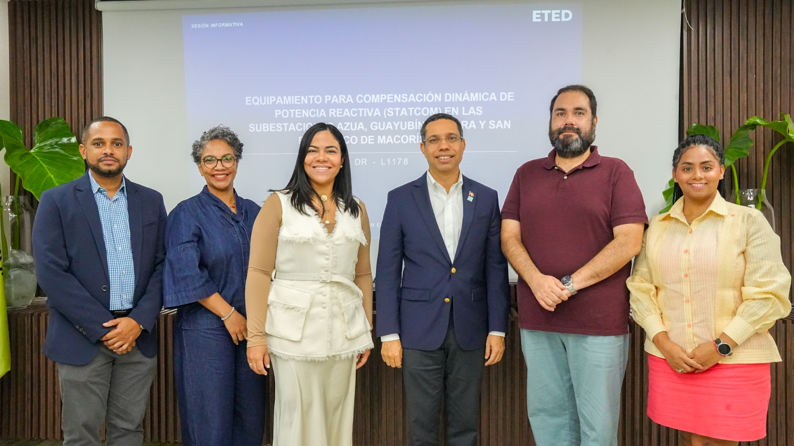 ETED culmina sesiones informativas sobre el proyecto “STATCOM”, compensadores de energía para fortalecer la estabilidad del SENI.