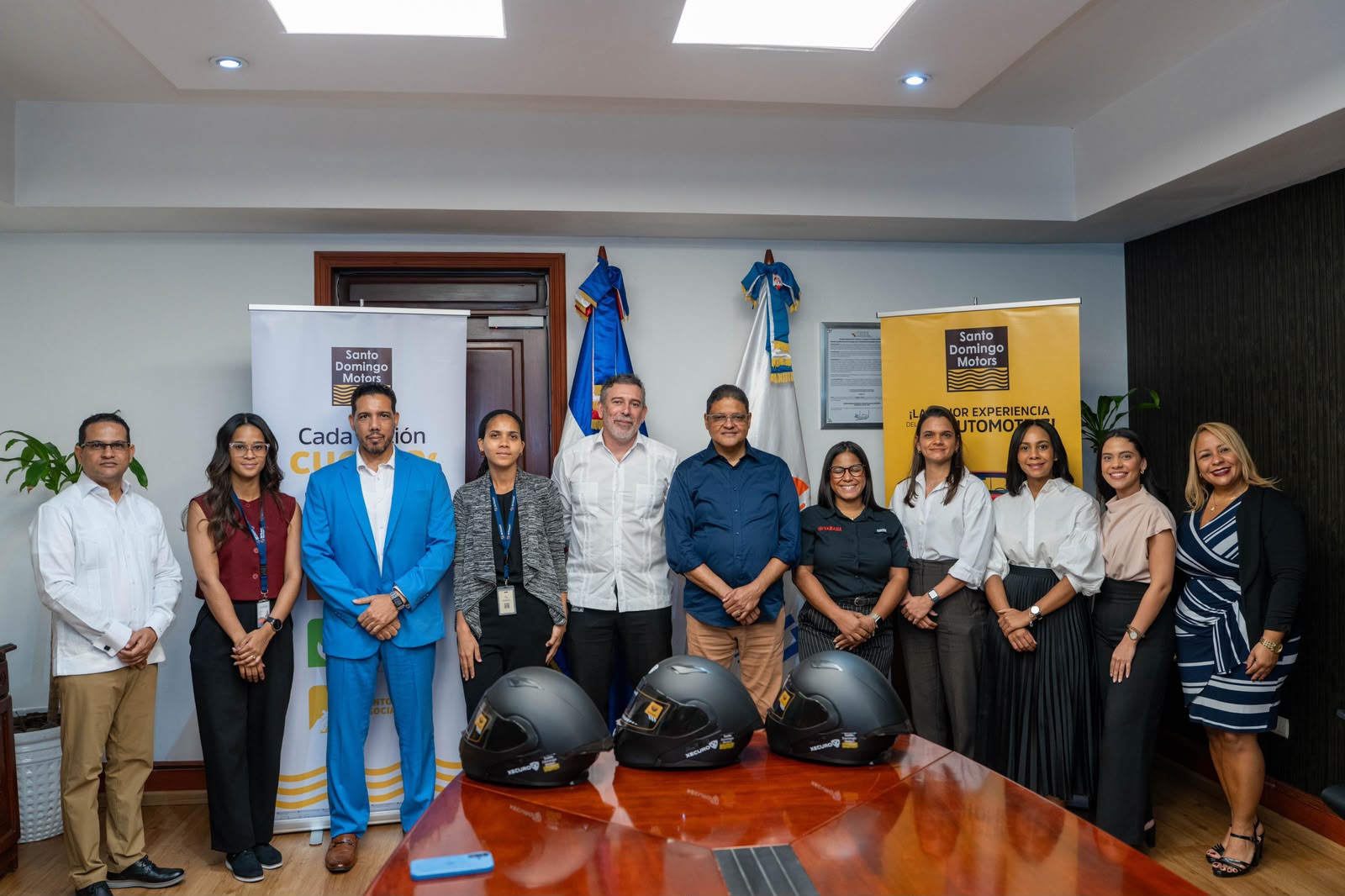 Santo Domingo Motors y Yamaha fortalecen su colaboración con el INTRANT para impulsar la seguridad vial en República Dominicana